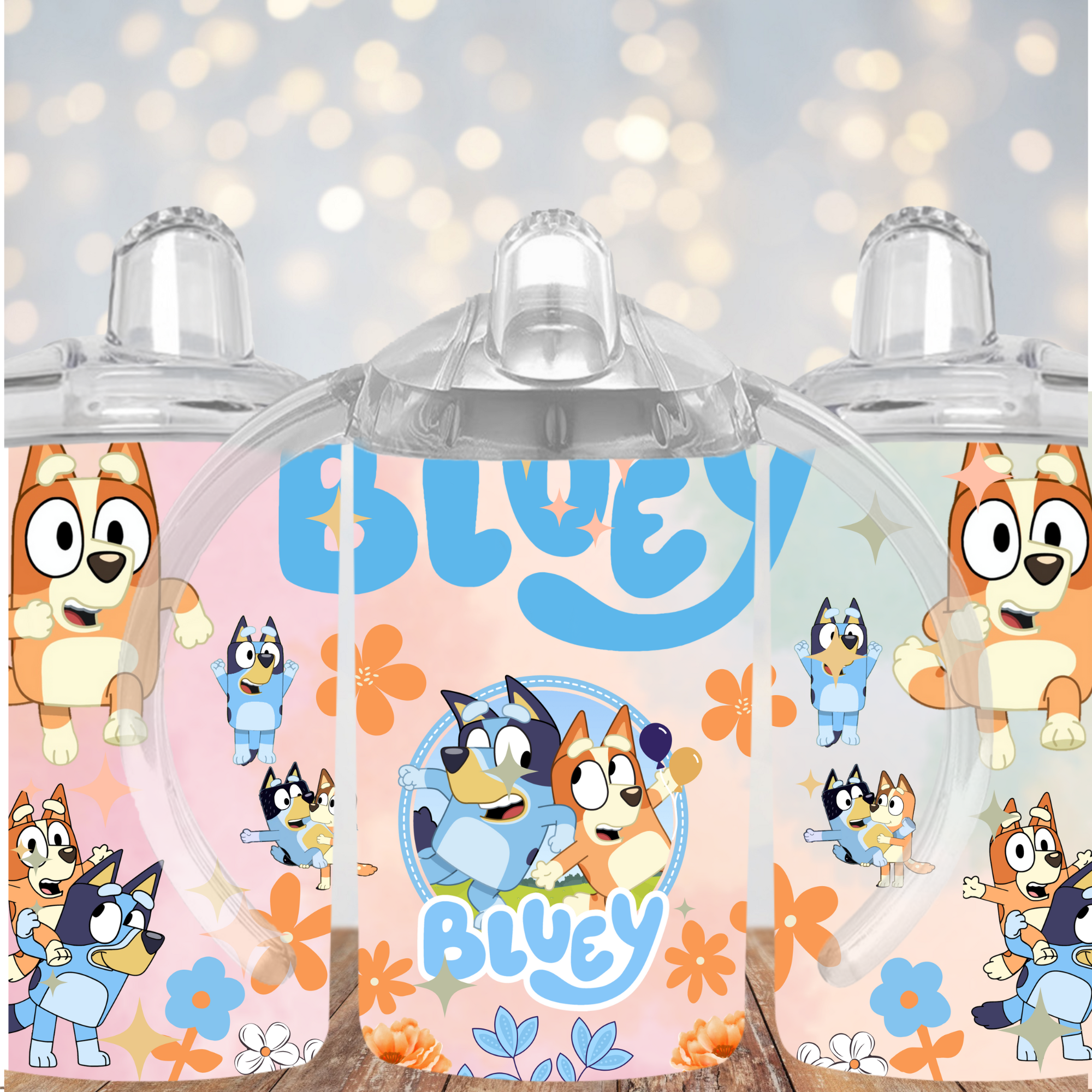 Bluey Sippy Cup 3 Piece Set