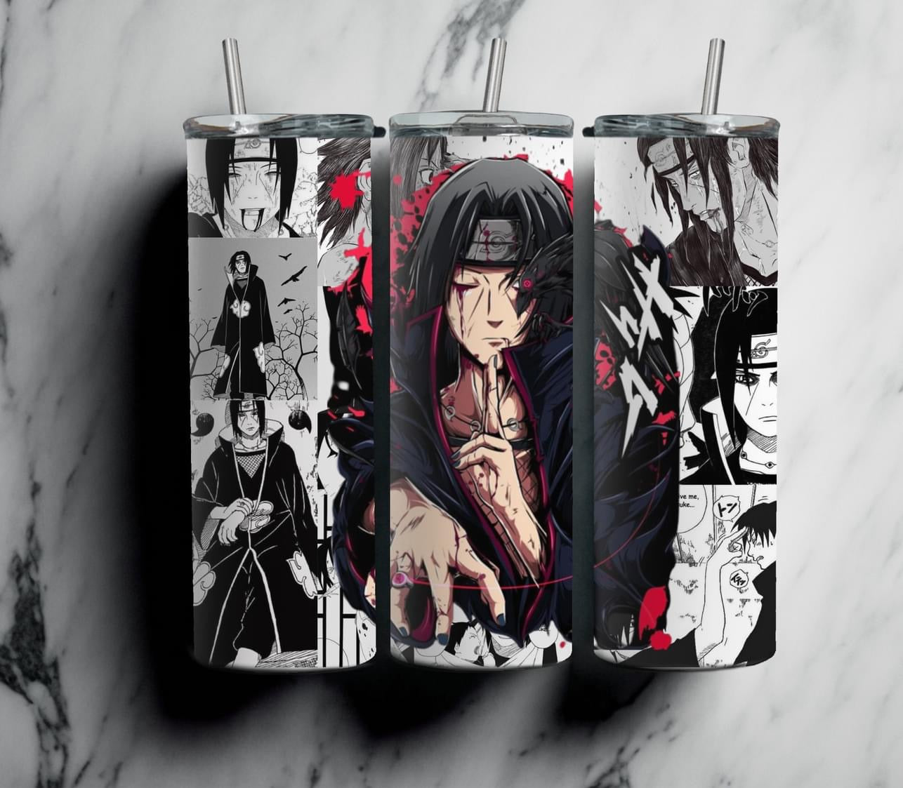 Anime(Black,White & Red) 20 oz