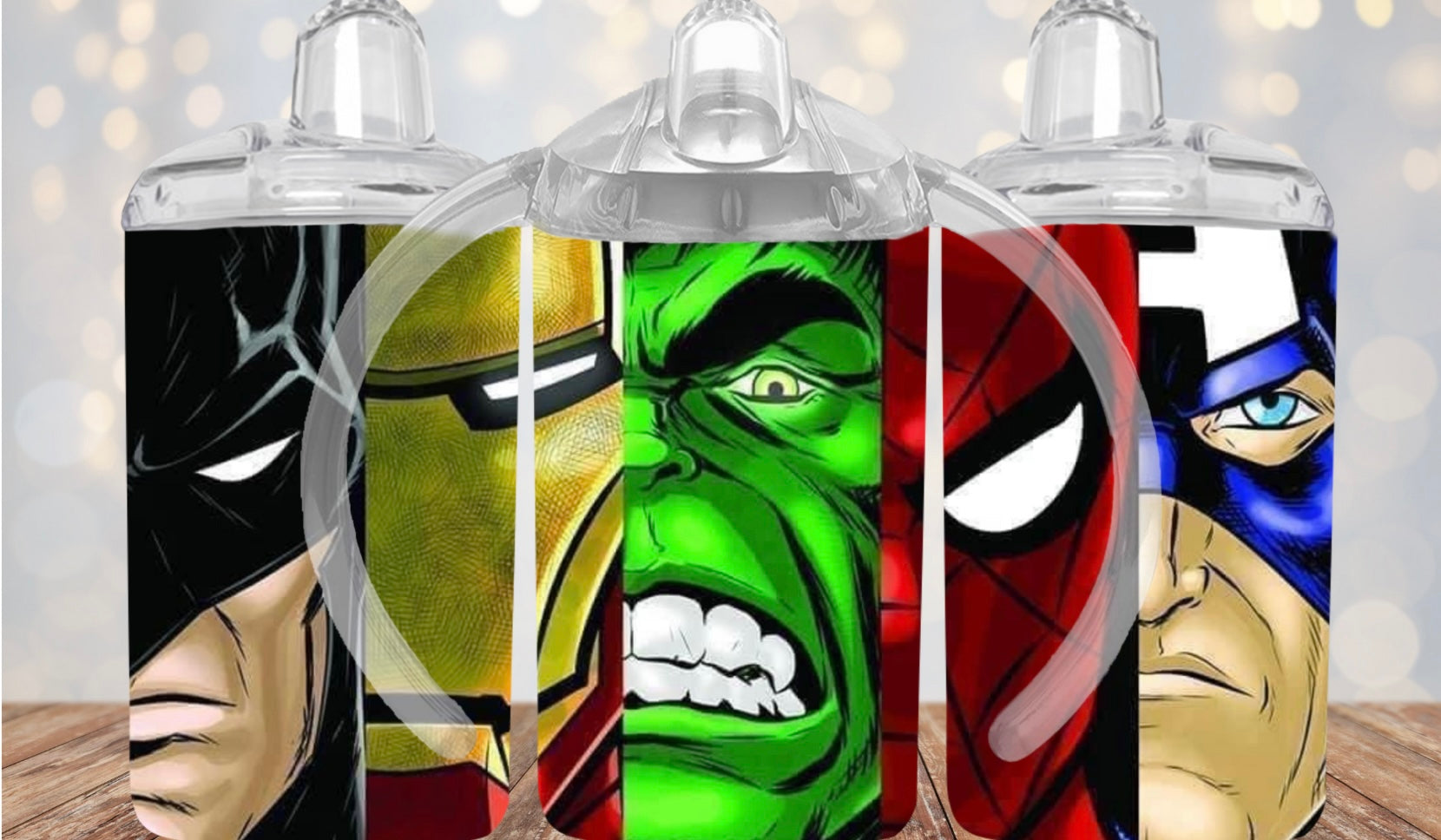 Super Heroes Sippy Cup 3 Piece Set