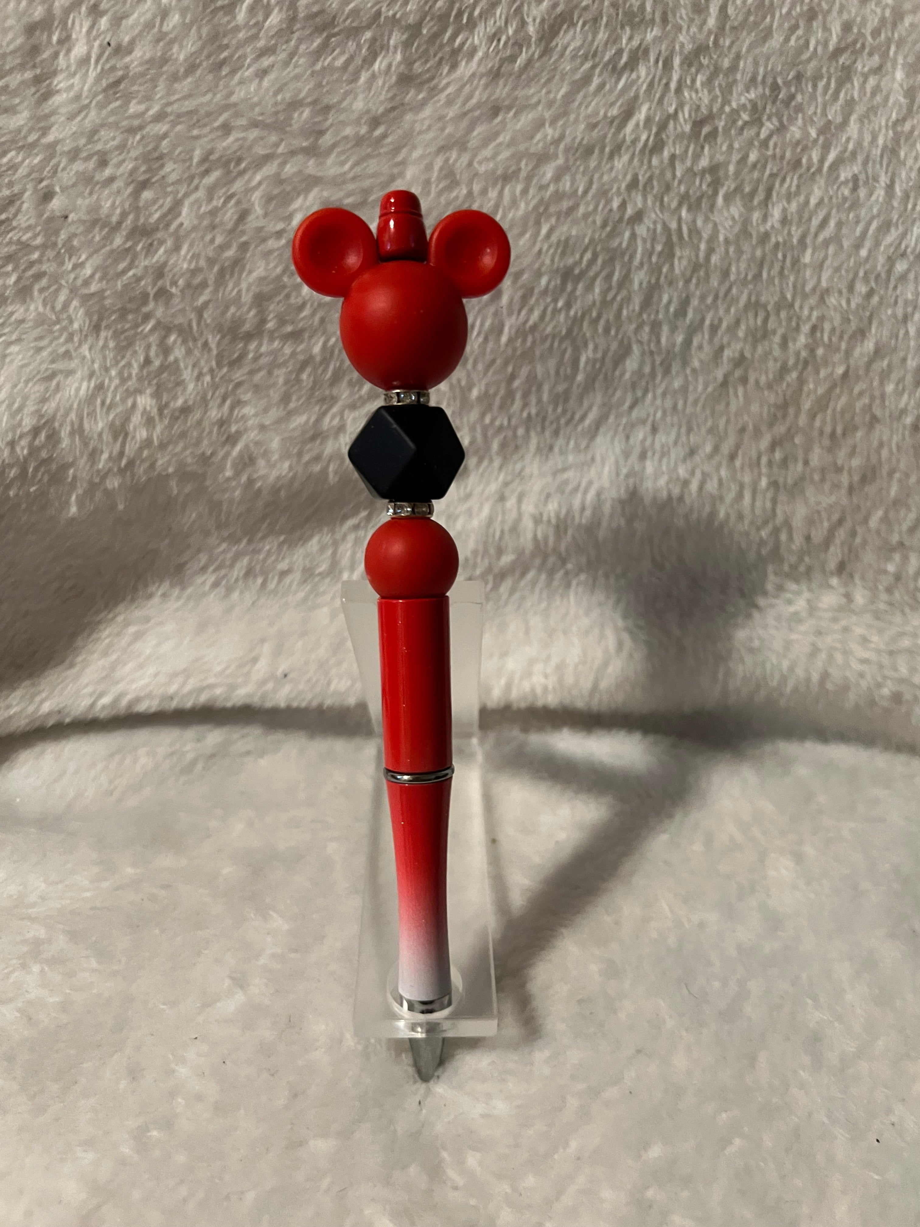 Red Mickey Head Focal Pen