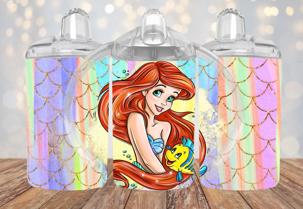 Little Mermaid Sippy Cup 3 Piece Set