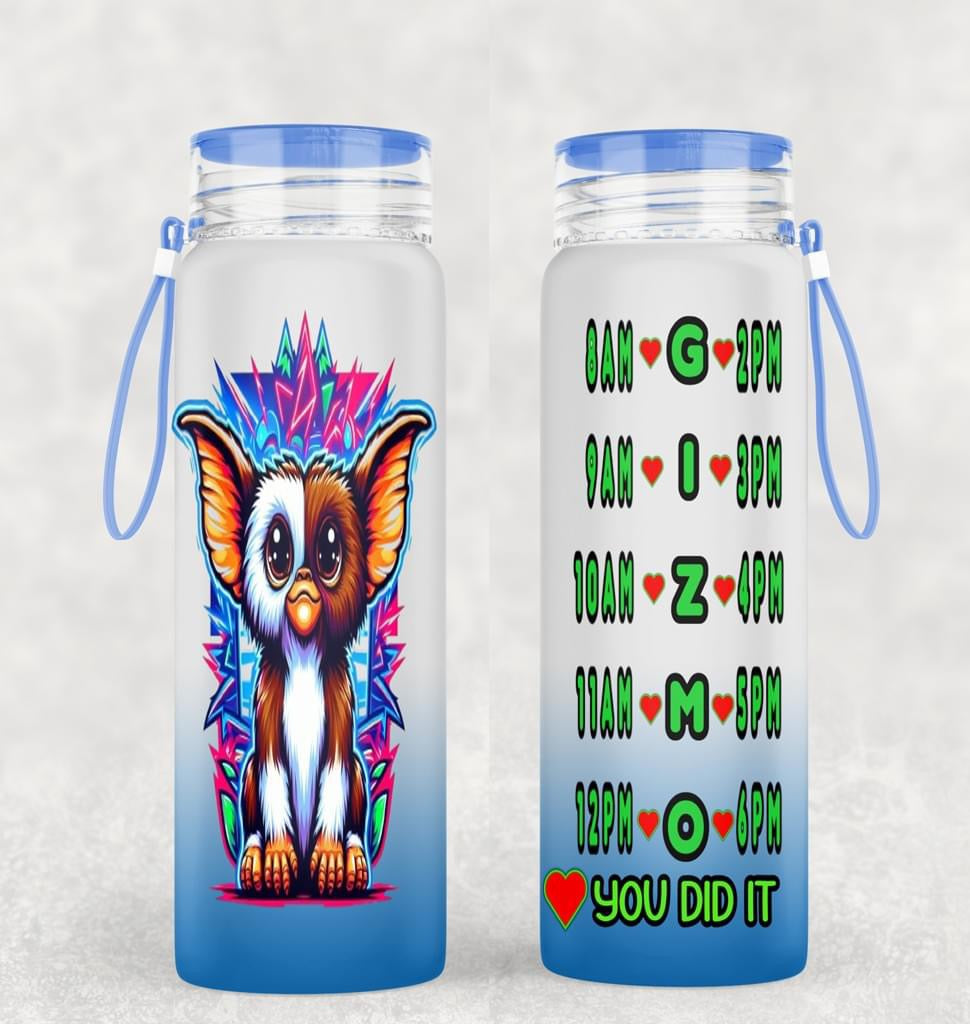 Motivational Frosted Water Bottles 2