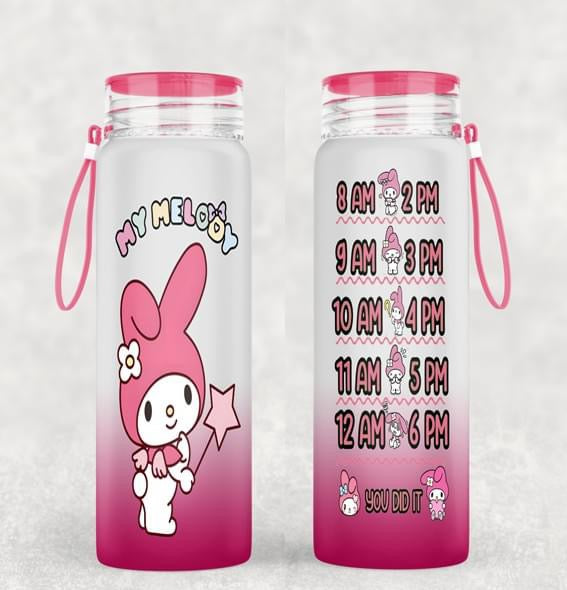 Motivational Frosted Water Bottles 2
