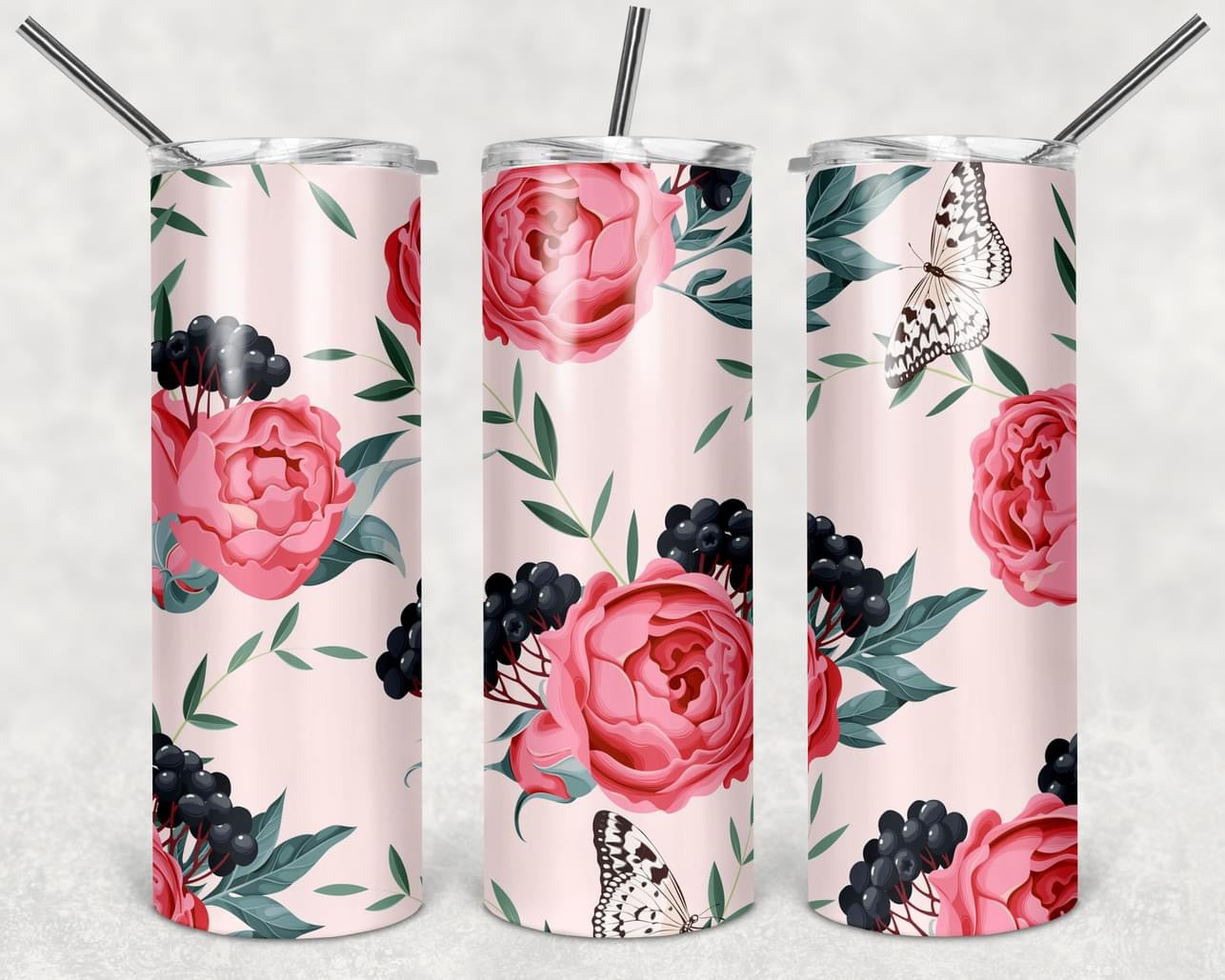 Pink Rose 20 oz