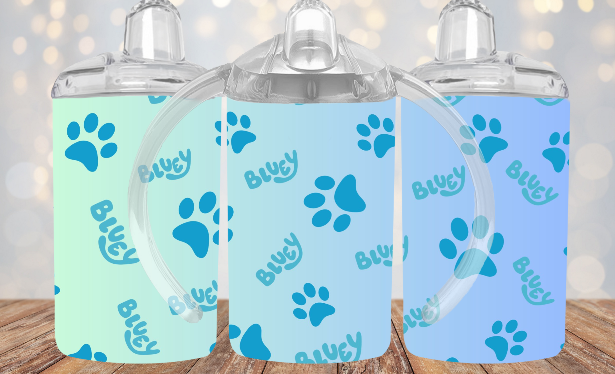 Bluey Sippy Cup 3 Piece Set