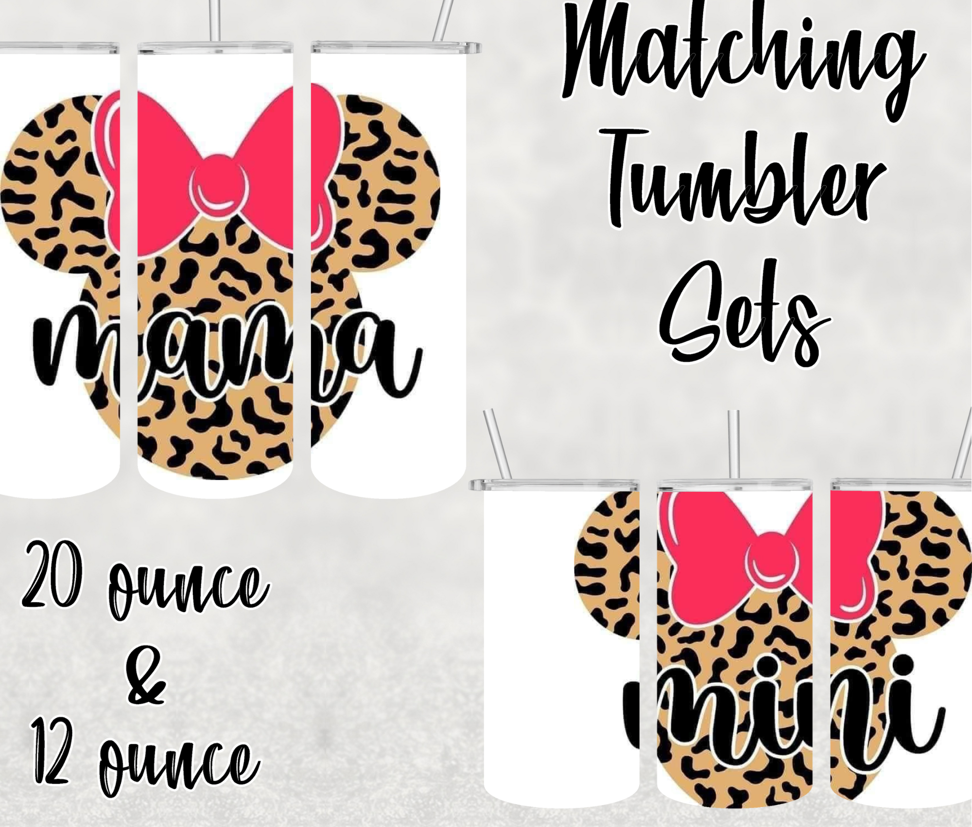 Mommy & Me Girl Mouse Set