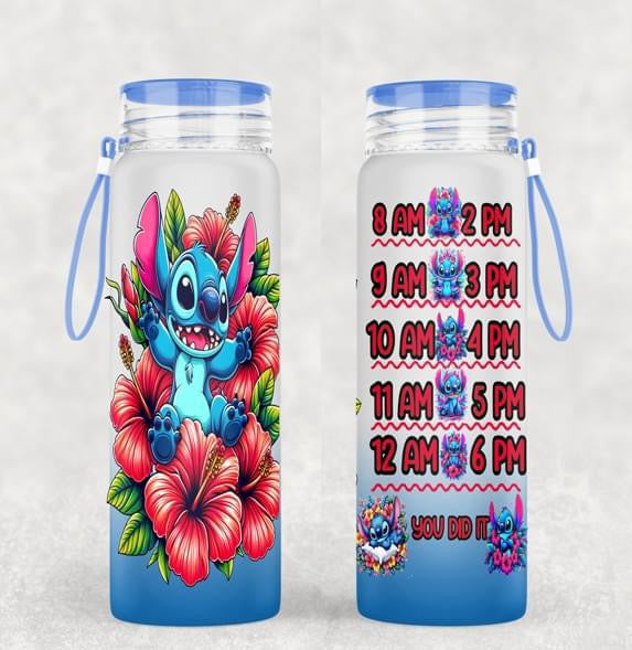 Motivational Frosted Water Bottles 4