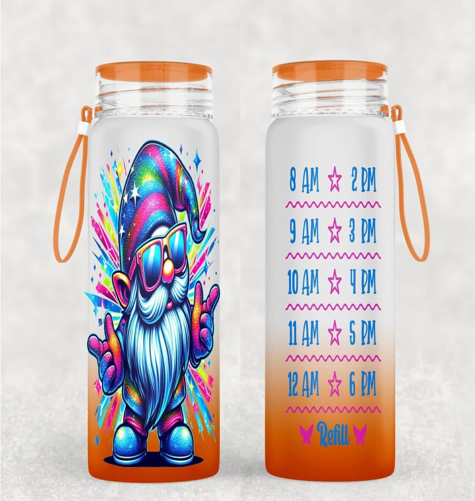 Motivational Frosted Water Bottles 1
