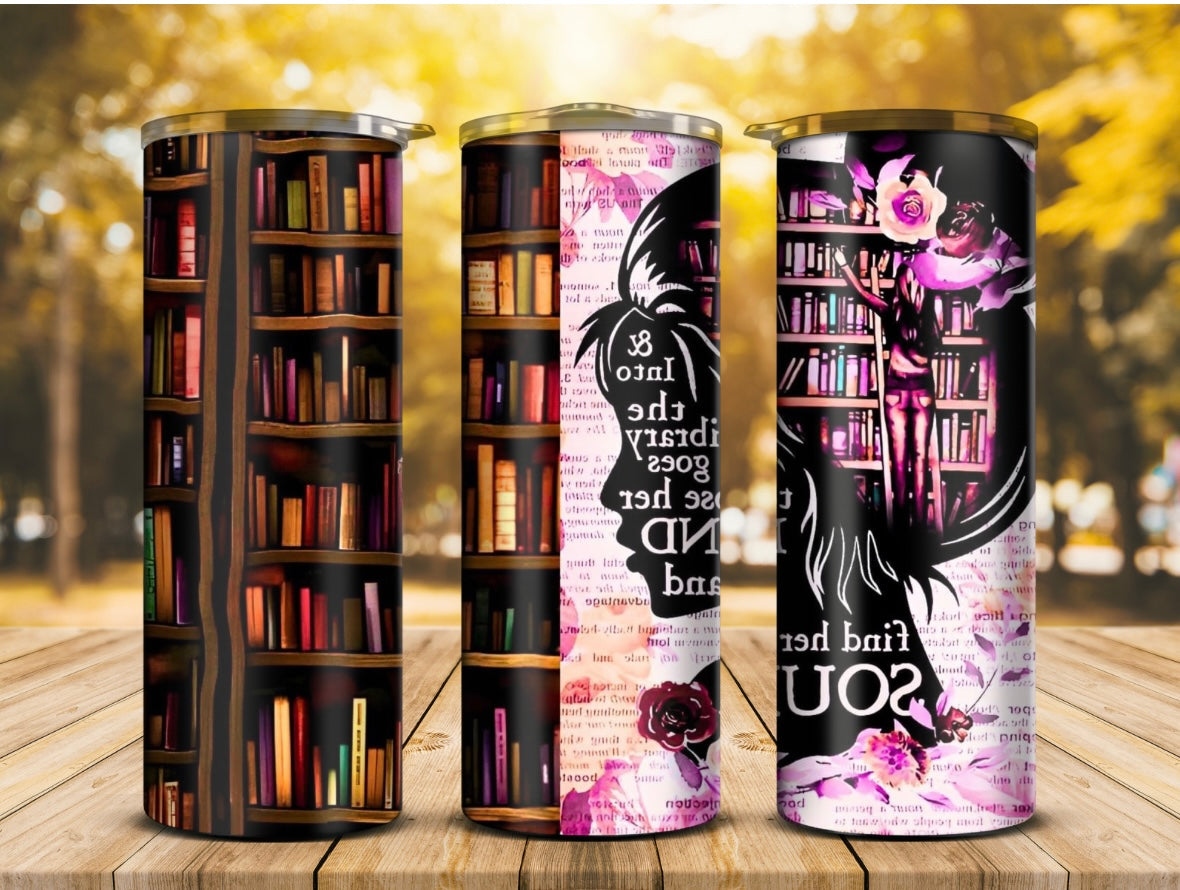 Girl Loves To Read 20 oz