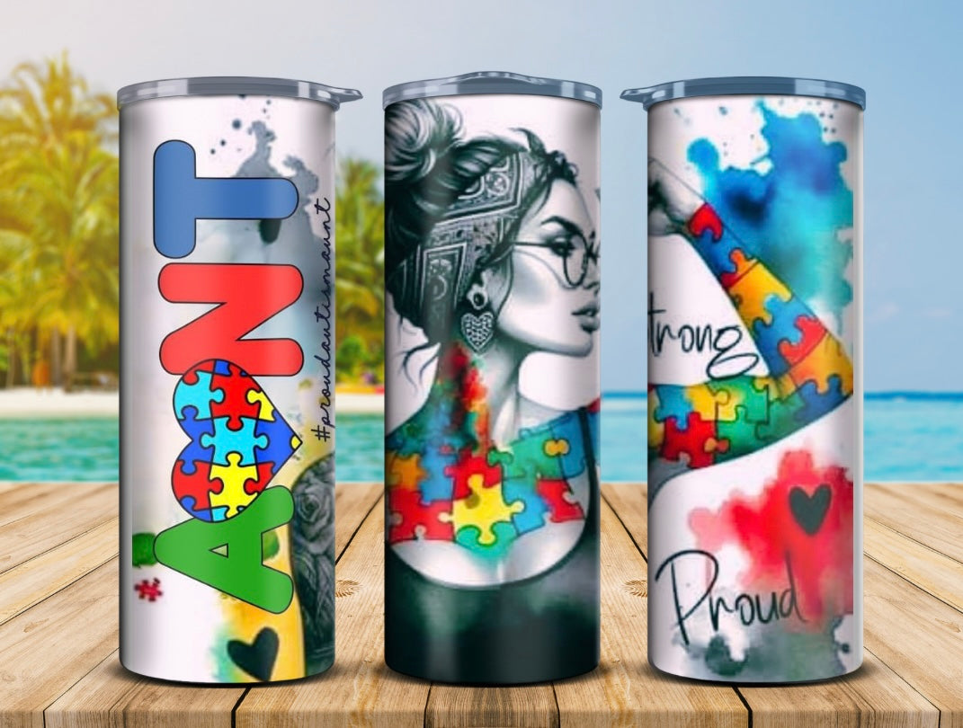 Autism Aunt 20 oz