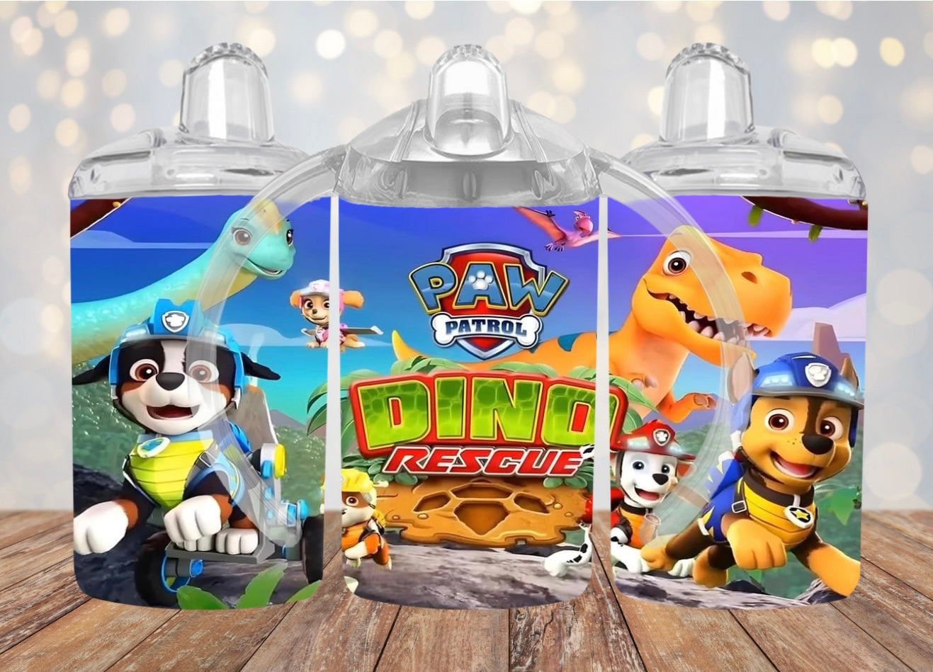 Paw Patrol Dino Rescue Sippy Cup 3 Piece Set