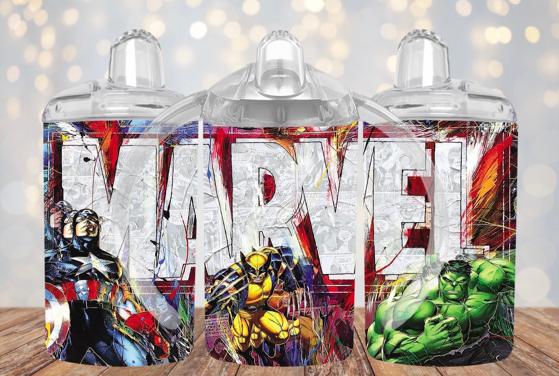 Marvel Sippy Cup 3 Piece Set