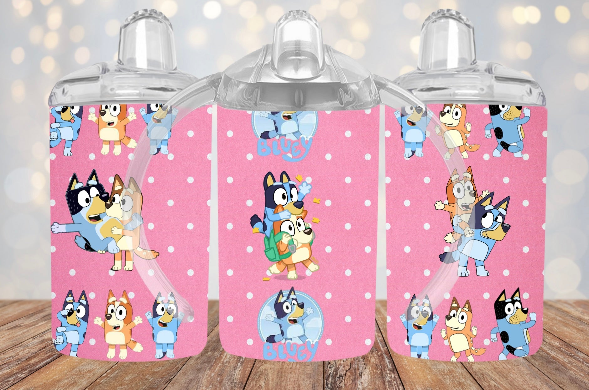 Bluey Sippy Cup 3 Piece Set