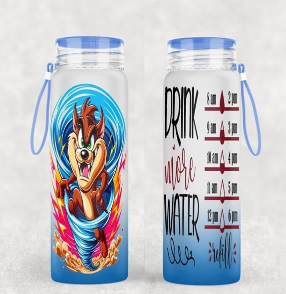 Motivational Frosted Water Bottles 3