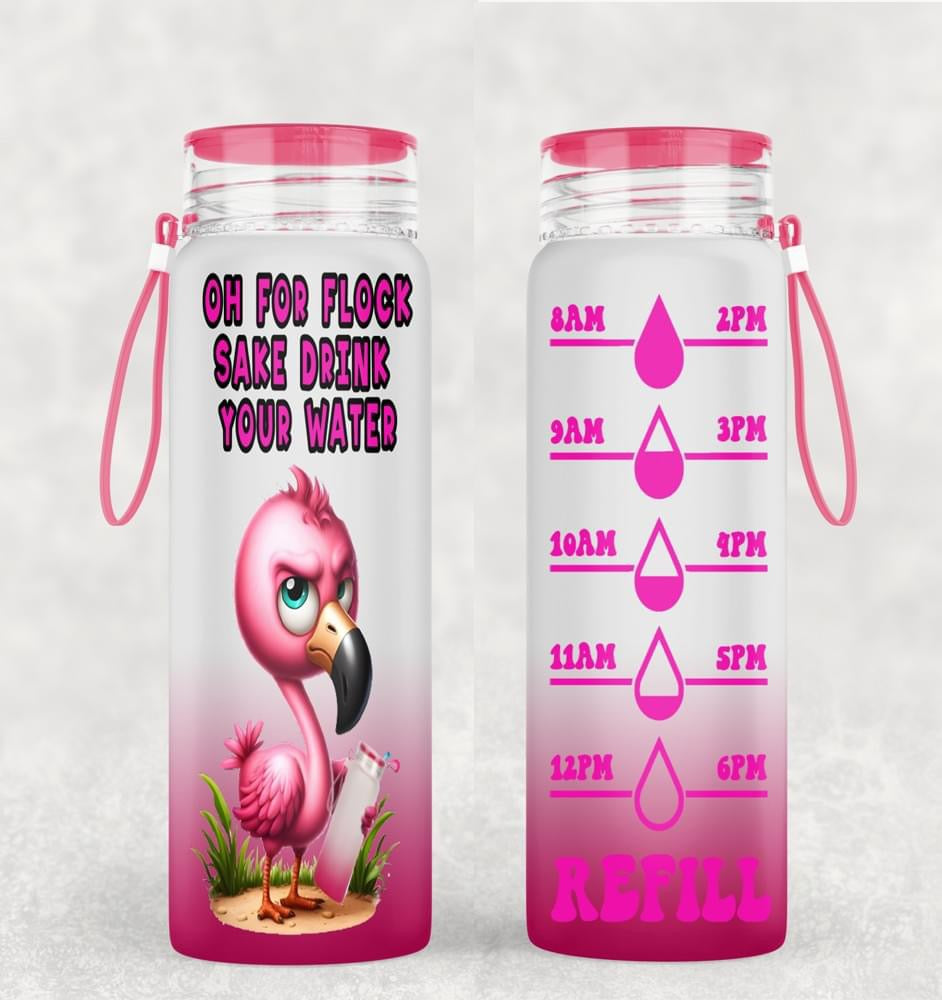 Motivational Frosted Water Bottles 4