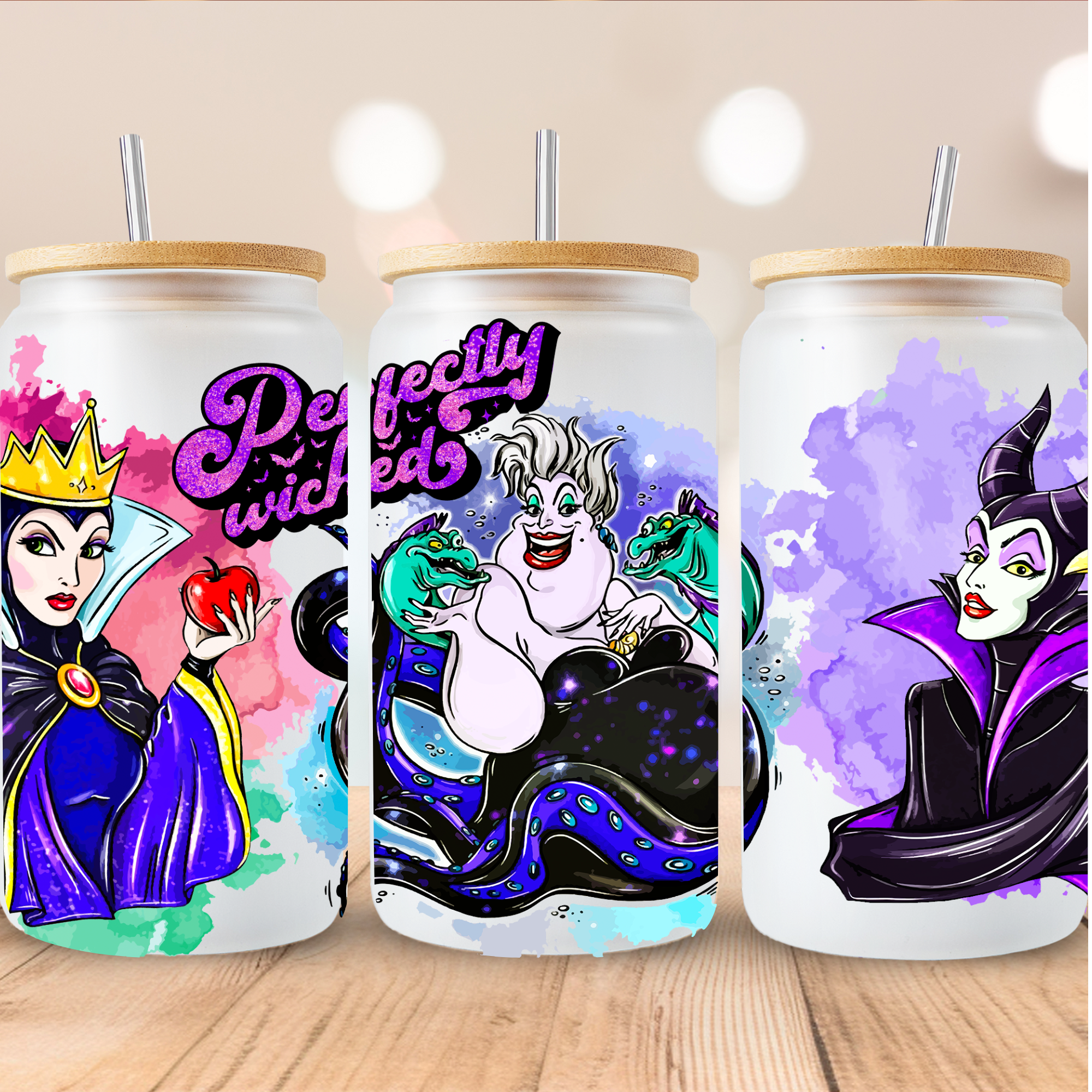 Perfectly Wicked(Evil Queens) Glass Cup