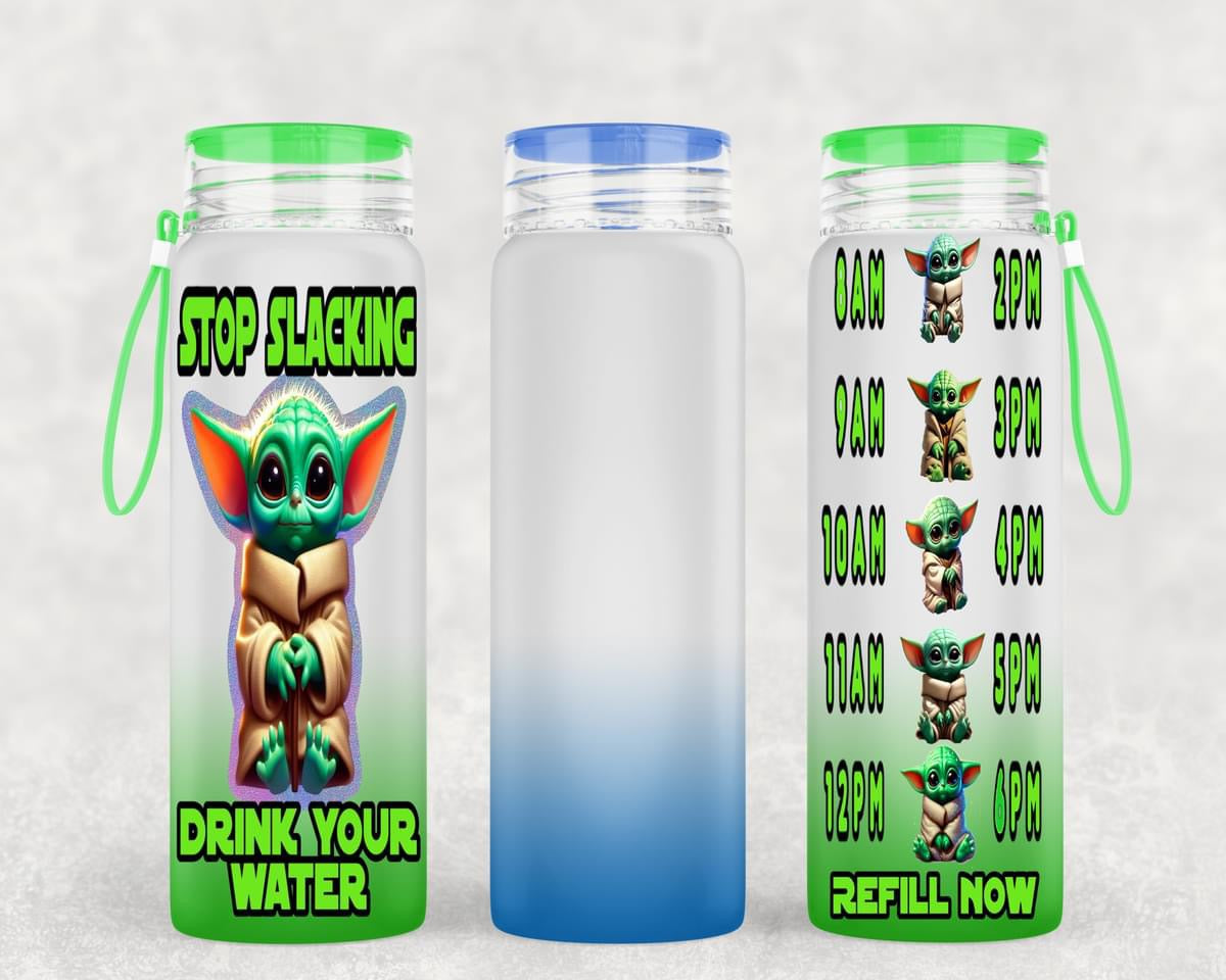 Motivational Frosted Water Bottles 3