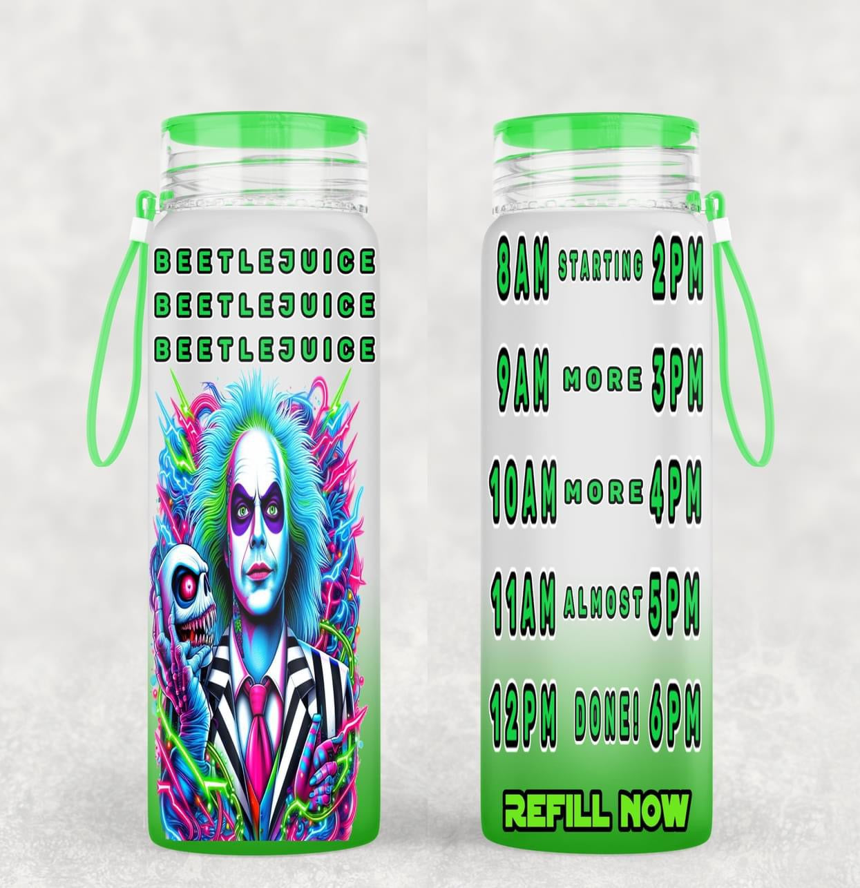 Motivational Frosted Water Bottles 2
