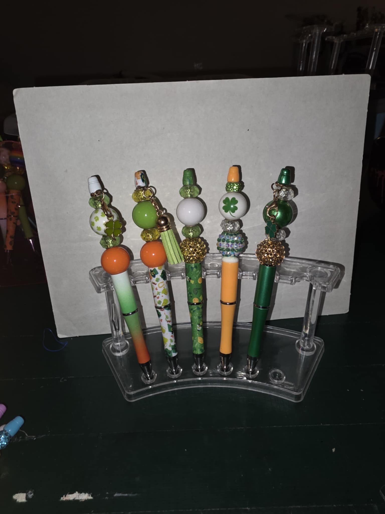 St. Patrick Chain Pen Set 2