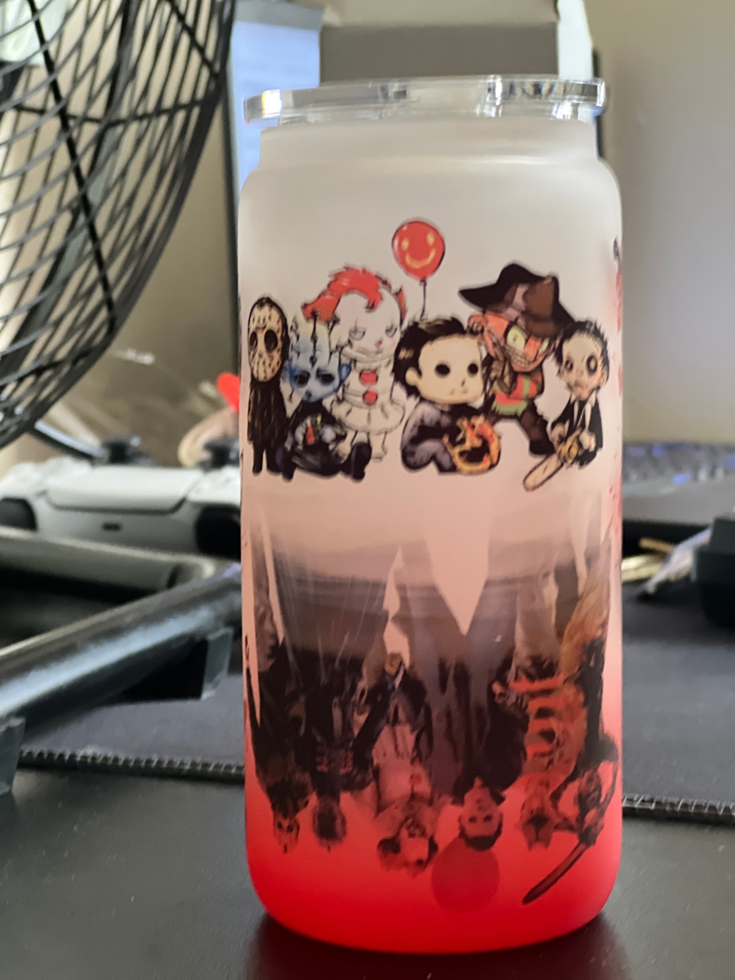 Horror Friends Glass Cup