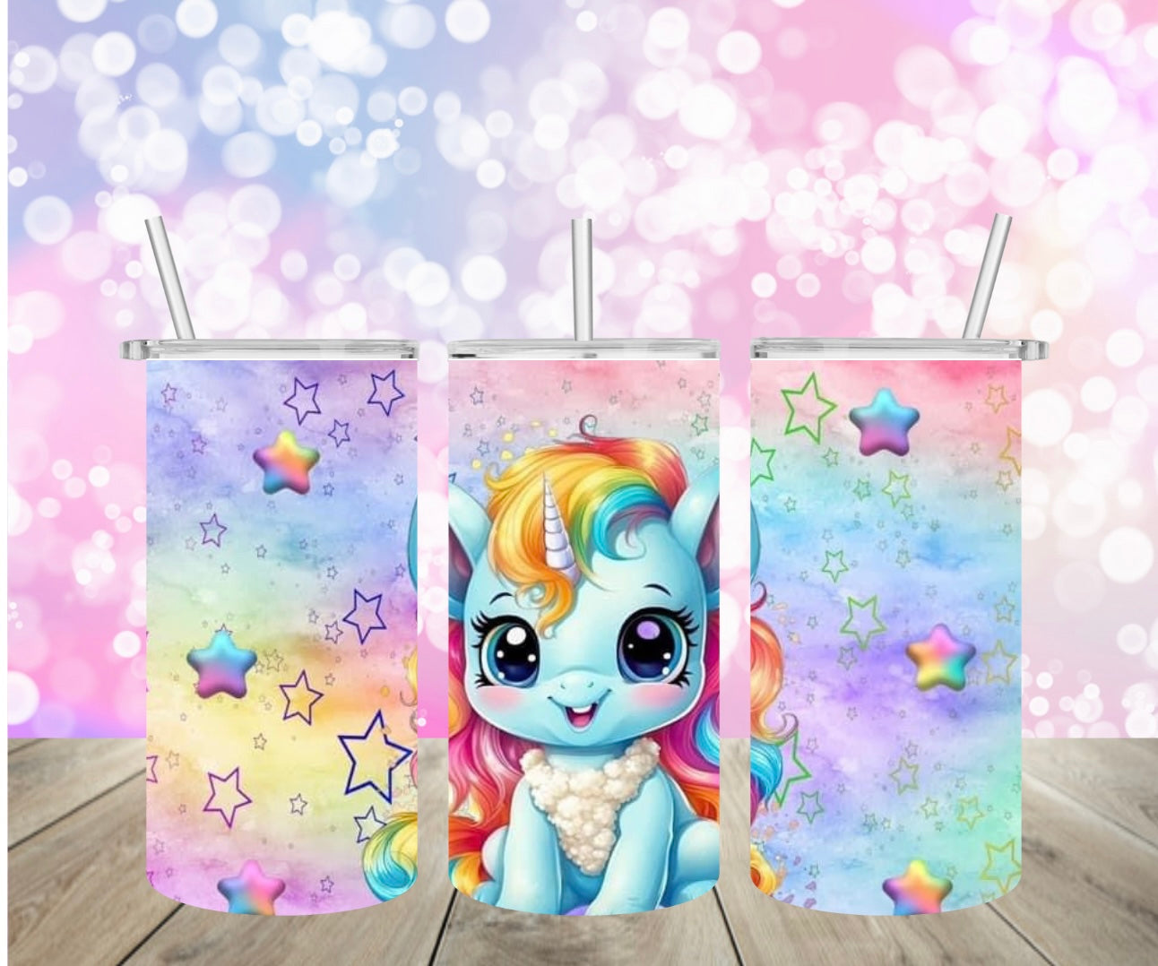Unicorn With Stars 12oz