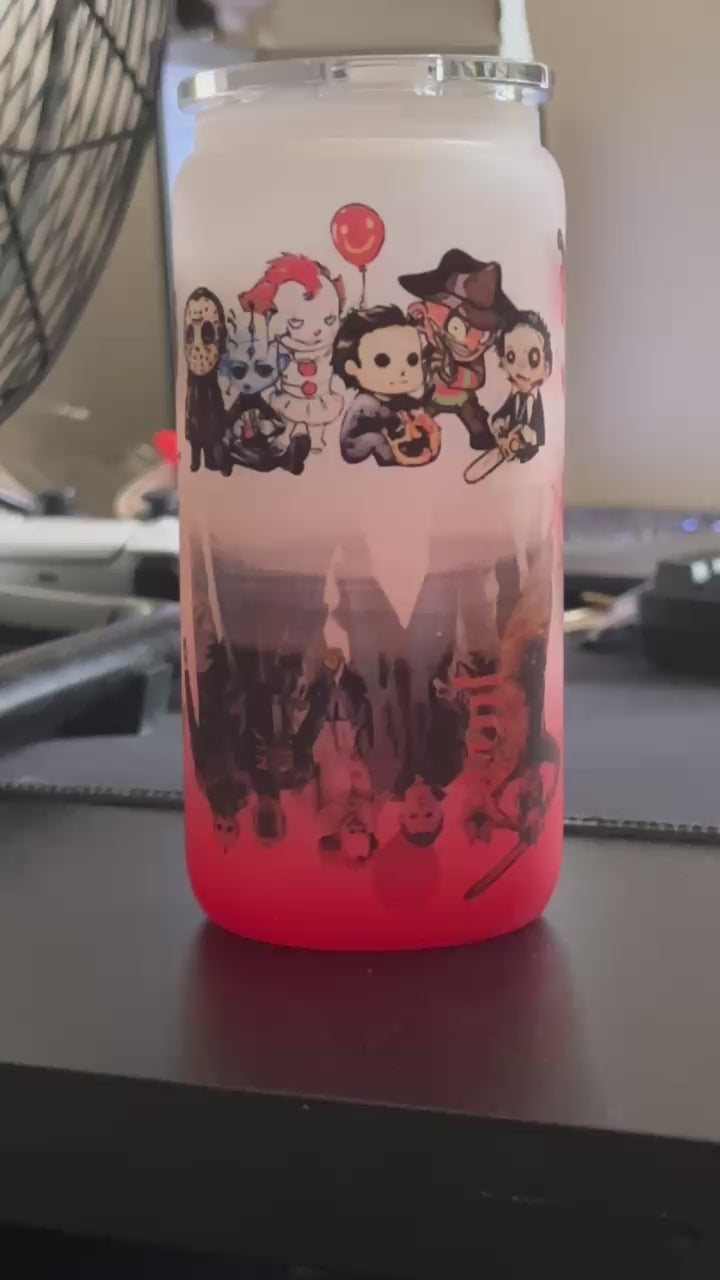 Horror Friends Glass Cup